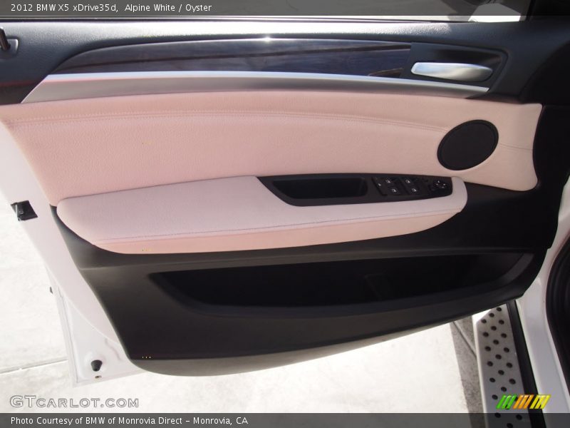 Alpine White / Oyster 2012 BMW X5 xDrive35d