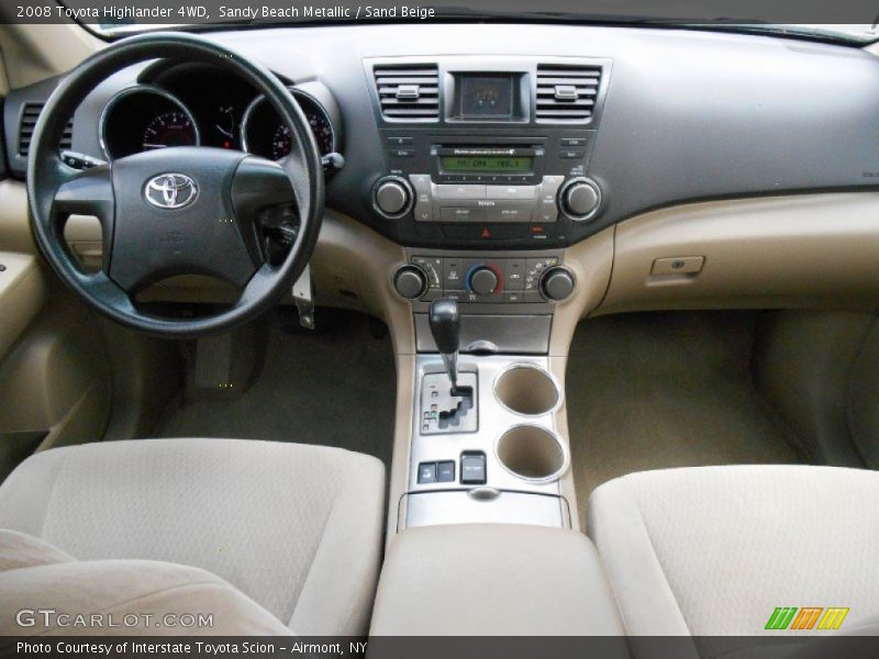 Sandy Beach Metallic / Sand Beige 2008 Toyota Highlander 4WD