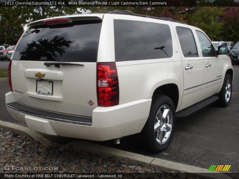 White Diamond Tricoat / Light Cashmere/Dark Cashmere 2013 Chevrolet Suburban LTZ 4x4
