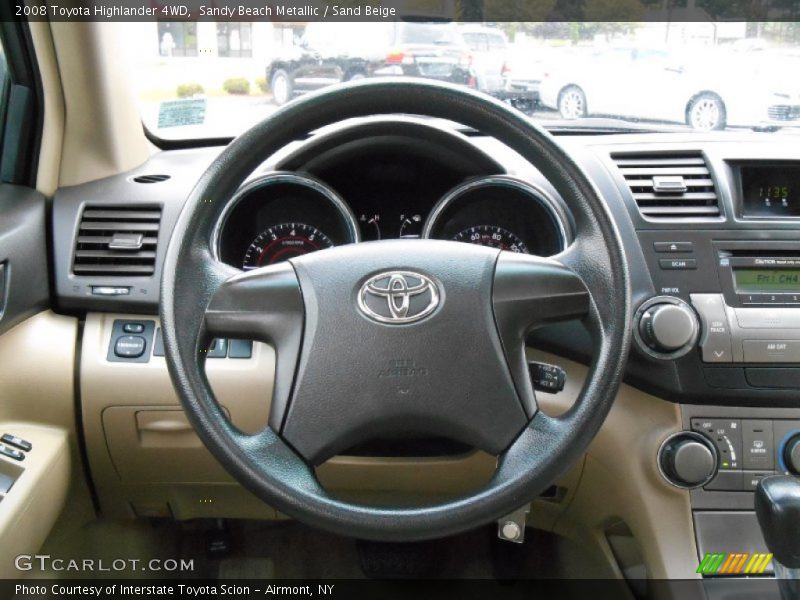 Sandy Beach Metallic / Sand Beige 2008 Toyota Highlander 4WD