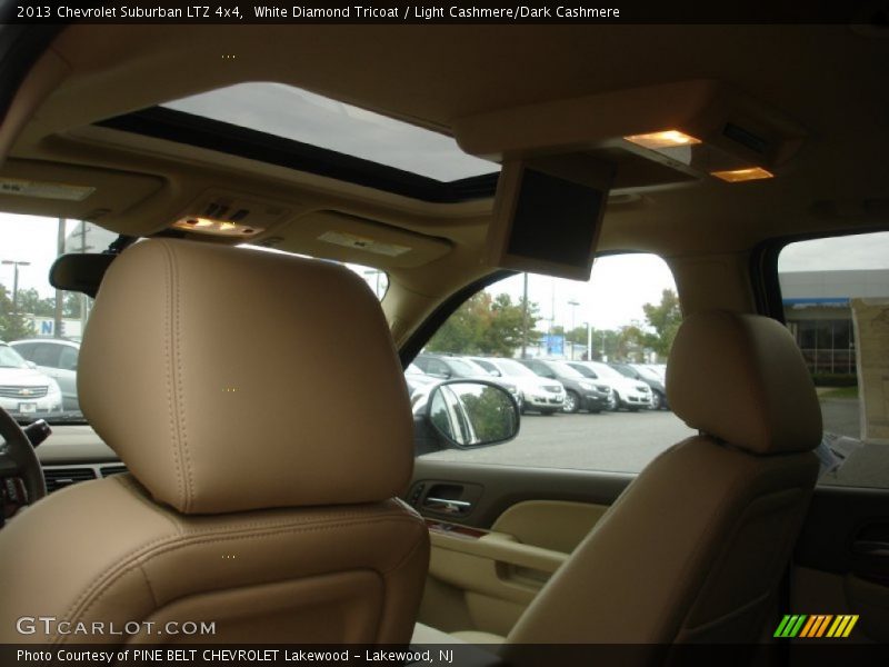 White Diamond Tricoat / Light Cashmere/Dark Cashmere 2013 Chevrolet Suburban LTZ 4x4