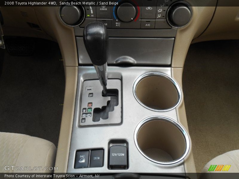 Sandy Beach Metallic / Sand Beige 2008 Toyota Highlander 4WD