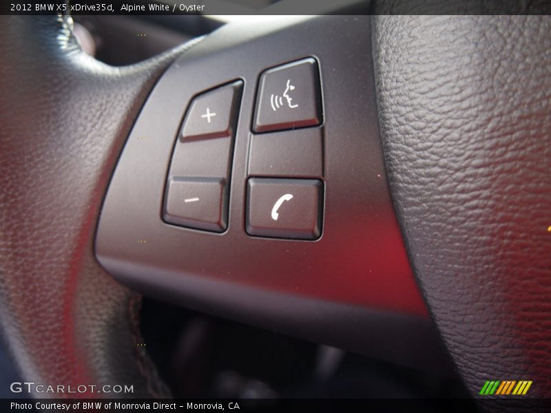 Alpine White / Oyster 2012 BMW X5 xDrive35d