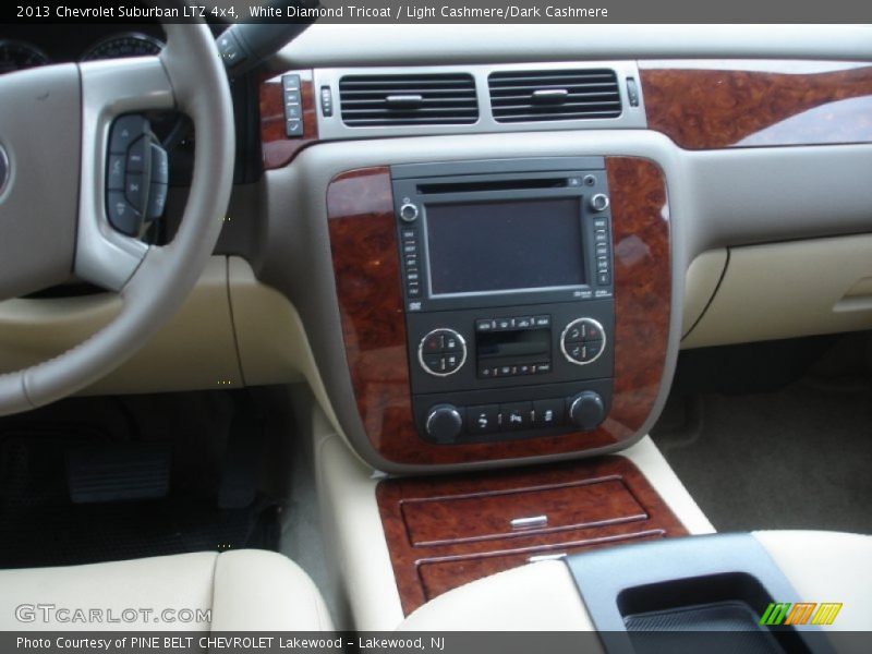 White Diamond Tricoat / Light Cashmere/Dark Cashmere 2013 Chevrolet Suburban LTZ 4x4