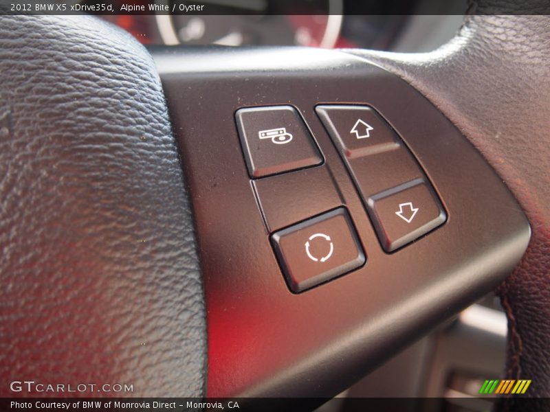 Alpine White / Oyster 2012 BMW X5 xDrive35d