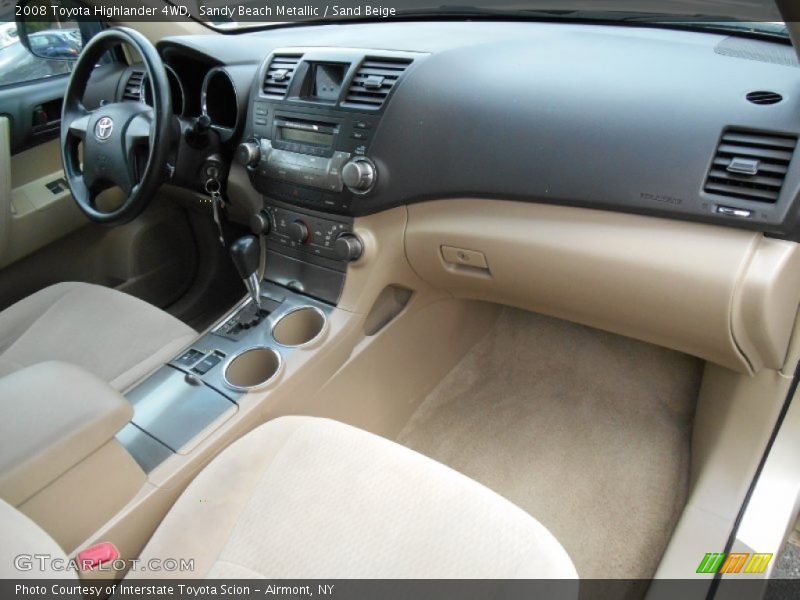 Sandy Beach Metallic / Sand Beige 2008 Toyota Highlander 4WD