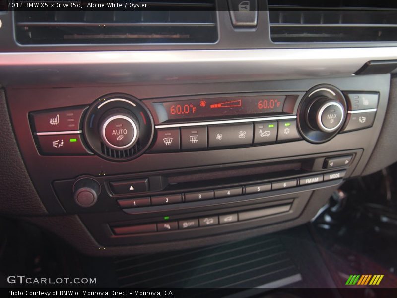 Alpine White / Oyster 2012 BMW X5 xDrive35d