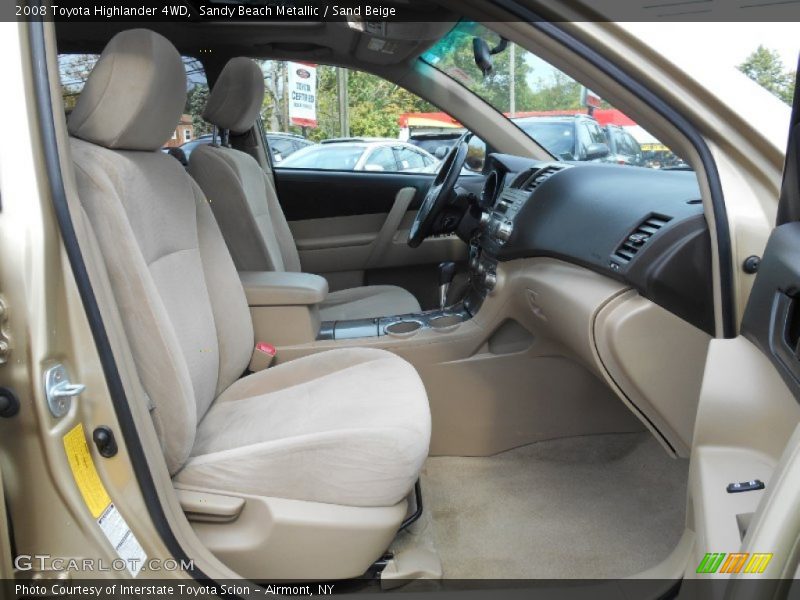 Sandy Beach Metallic / Sand Beige 2008 Toyota Highlander 4WD