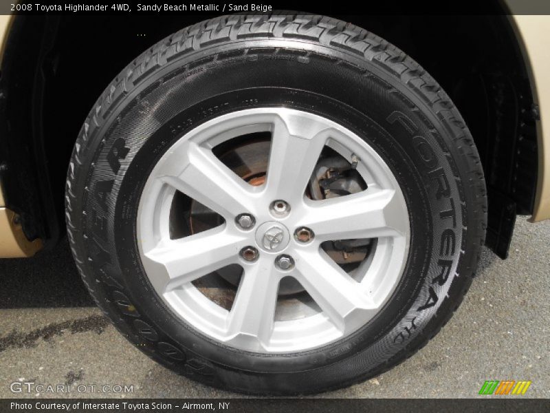 Sandy Beach Metallic / Sand Beige 2008 Toyota Highlander 4WD