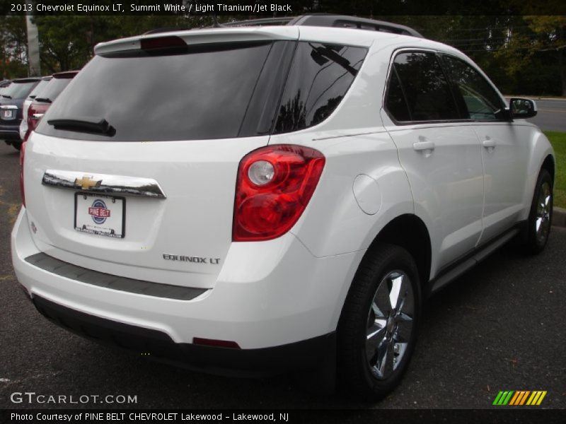 Summit White / Light Titanium/Jet Black 2013 Chevrolet Equinox LT