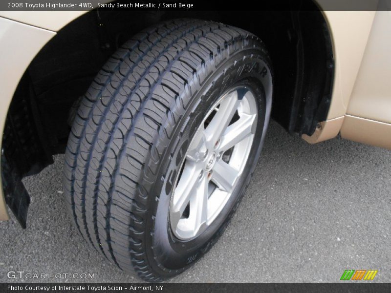 Sandy Beach Metallic / Sand Beige 2008 Toyota Highlander 4WD