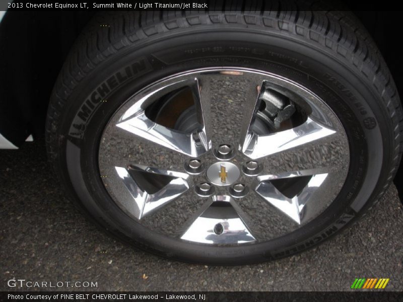 Summit White / Light Titanium/Jet Black 2013 Chevrolet Equinox LT
