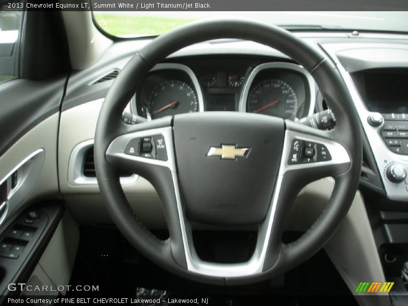 Summit White / Light Titanium/Jet Black 2013 Chevrolet Equinox LT