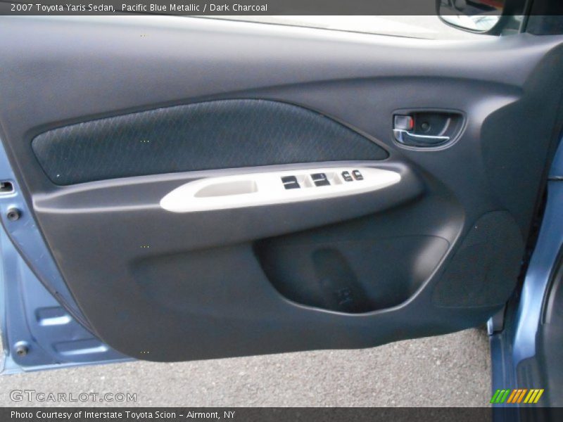 Pacific Blue Metallic / Dark Charcoal 2007 Toyota Yaris Sedan
