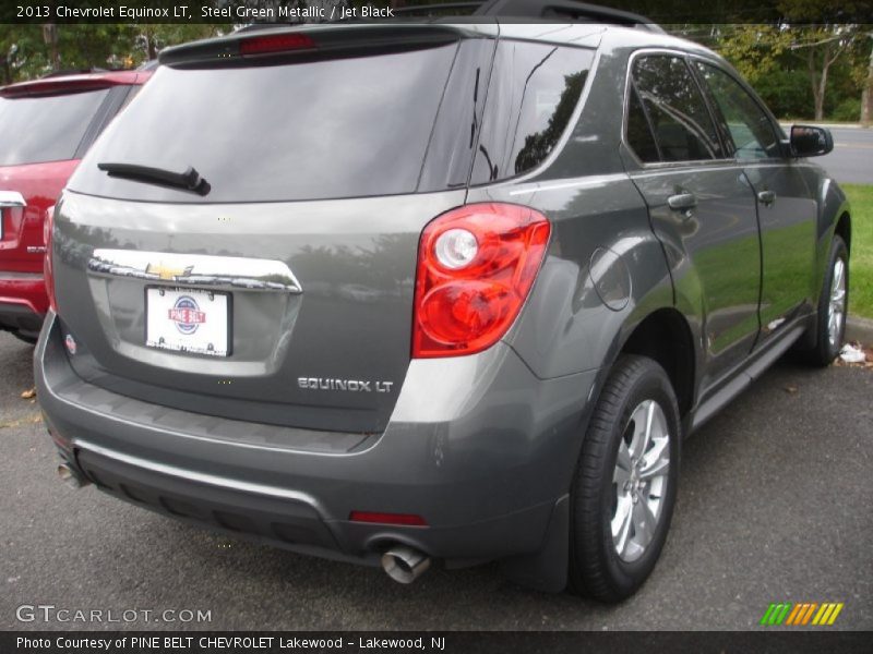 Steel Green Metallic / Jet Black 2013 Chevrolet Equinox LT