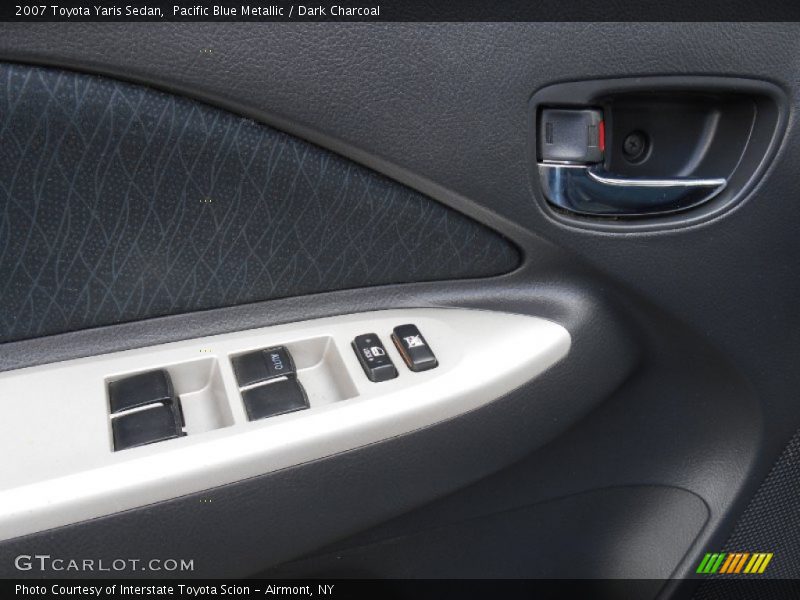 Pacific Blue Metallic / Dark Charcoal 2007 Toyota Yaris Sedan