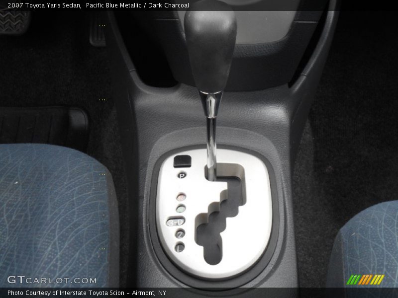 Pacific Blue Metallic / Dark Charcoal 2007 Toyota Yaris Sedan