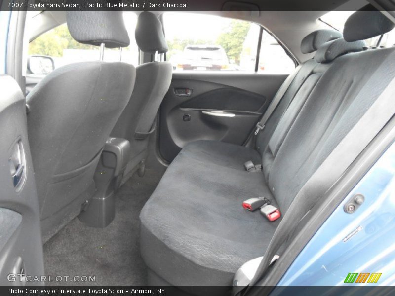 Pacific Blue Metallic / Dark Charcoal 2007 Toyota Yaris Sedan