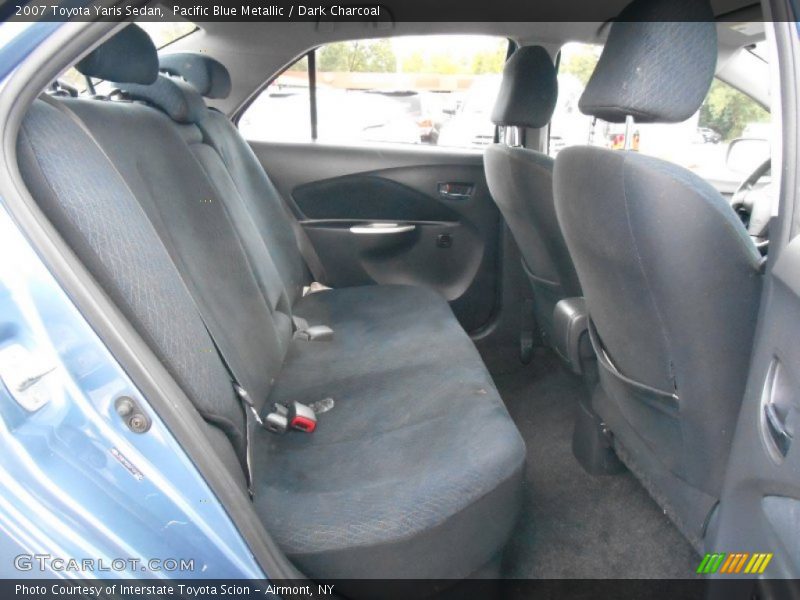 Pacific Blue Metallic / Dark Charcoal 2007 Toyota Yaris Sedan