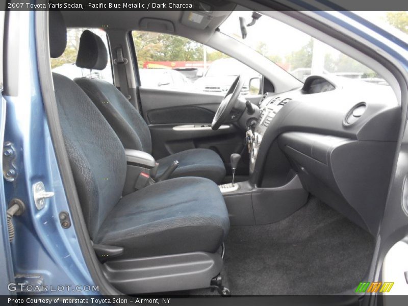 Pacific Blue Metallic / Dark Charcoal 2007 Toyota Yaris Sedan
