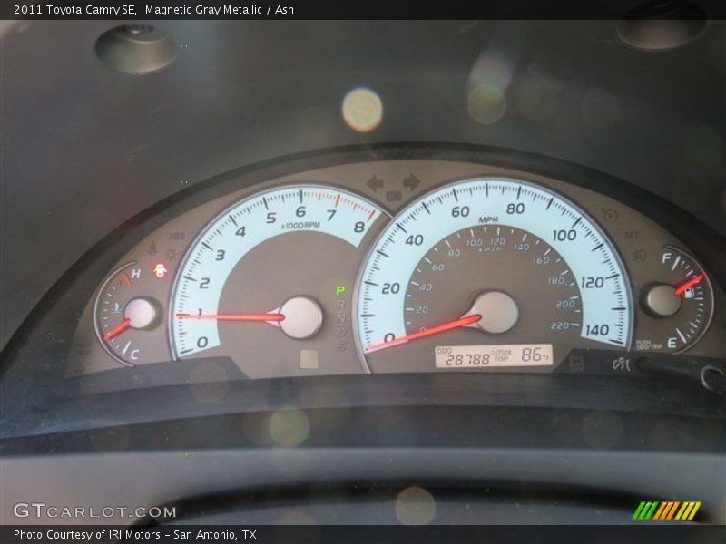 Magnetic Gray Metallic / Ash 2011 Toyota Camry SE
