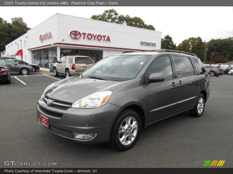 Phantom Gray Pearl / Stone 2005 Toyota Sienna XLE Limited AWD