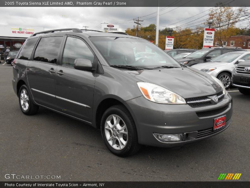 Phantom Gray Pearl / Stone 2005 Toyota Sienna XLE Limited AWD