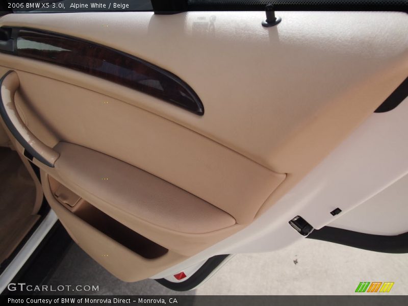 Alpine White / Beige 2006 BMW X5 3.0i