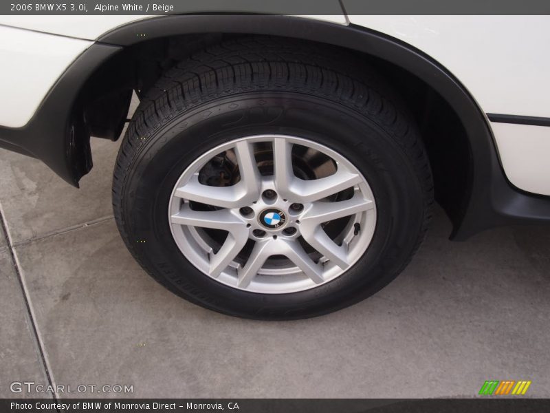 Alpine White / Beige 2006 BMW X5 3.0i