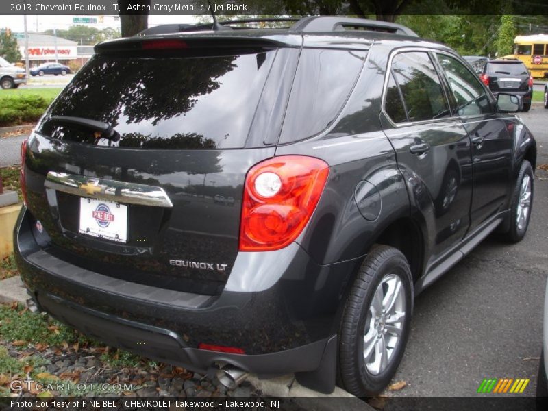 Ashen Gray Metallic / Jet Black 2013 Chevrolet Equinox LT
