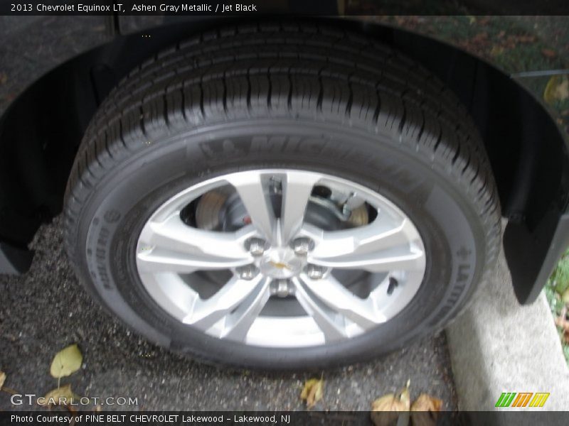 Ashen Gray Metallic / Jet Black 2013 Chevrolet Equinox LT