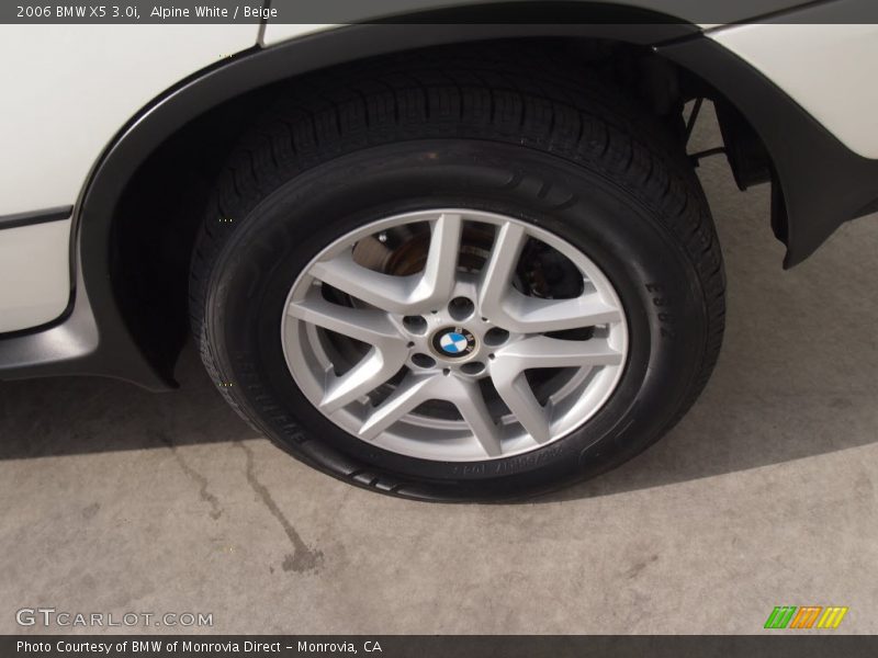 Alpine White / Beige 2006 BMW X5 3.0i