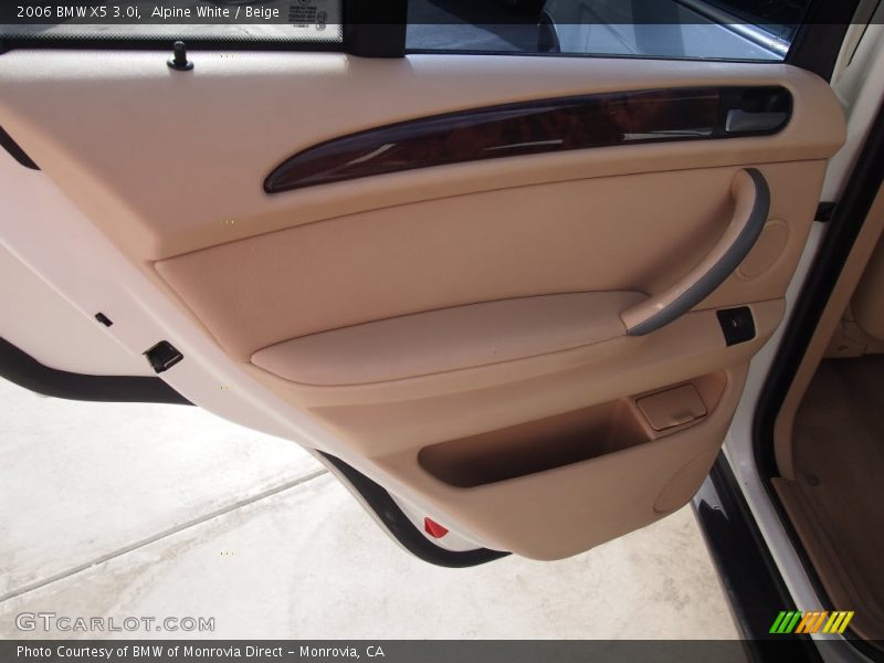 Alpine White / Beige 2006 BMW X5 3.0i