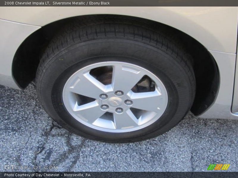 Silverstone Metallic / Ebony Black 2008 Chevrolet Impala LT