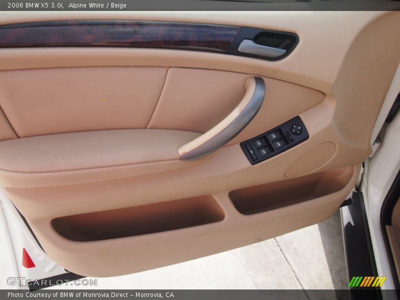 Alpine White / Beige 2006 BMW X5 3.0i