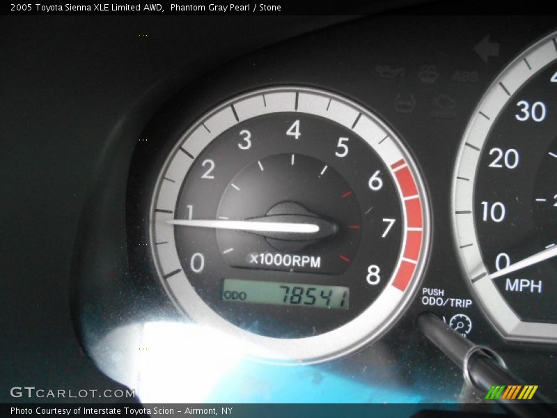 Phantom Gray Pearl / Stone 2005 Toyota Sienna XLE Limited AWD