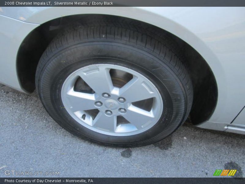 Silverstone Metallic / Ebony Black 2008 Chevrolet Impala LT