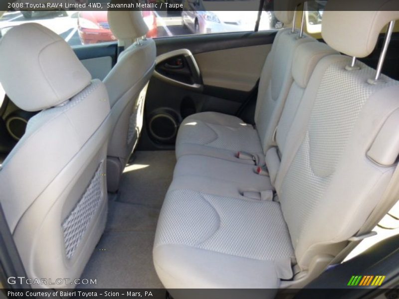 Savannah Metallic / Taupe 2008 Toyota RAV4 Limited 4WD