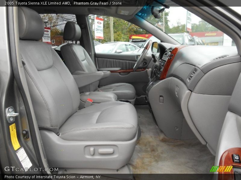 Phantom Gray Pearl / Stone 2005 Toyota Sienna XLE Limited AWD
