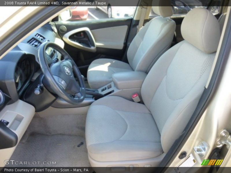 Savannah Metallic / Taupe 2008 Toyota RAV4 Limited 4WD