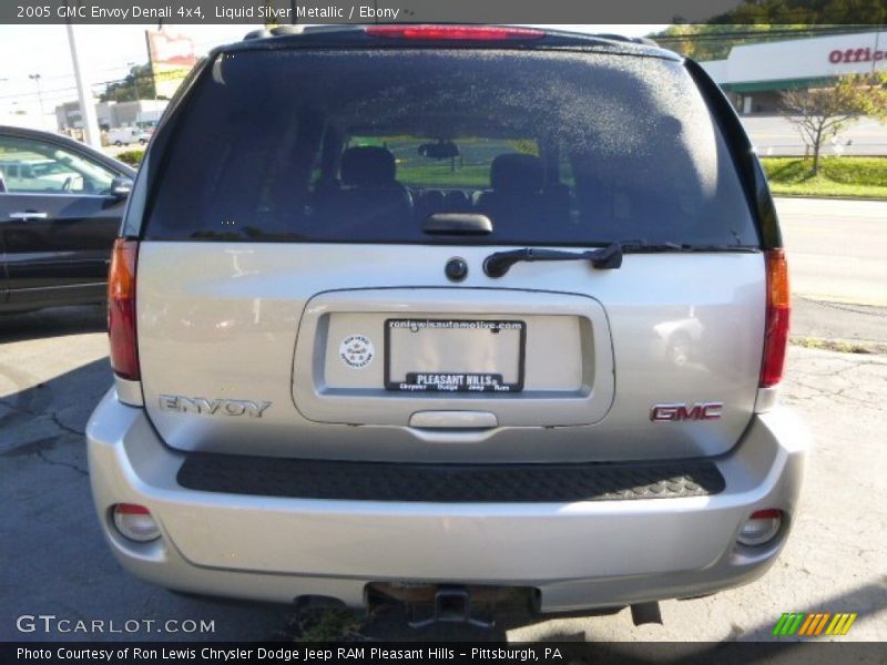 Liquid Silver Metallic / Ebony 2005 GMC Envoy Denali 4x4