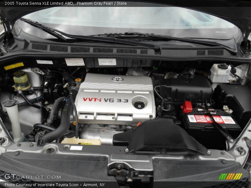 Phantom Gray Pearl / Stone 2005 Toyota Sienna XLE Limited AWD