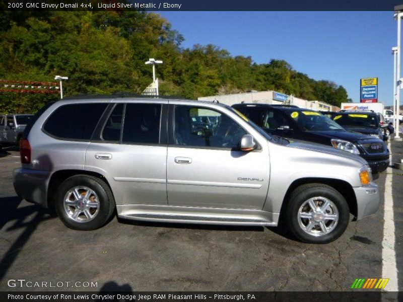 Liquid Silver Metallic / Ebony 2005 GMC Envoy Denali 4x4