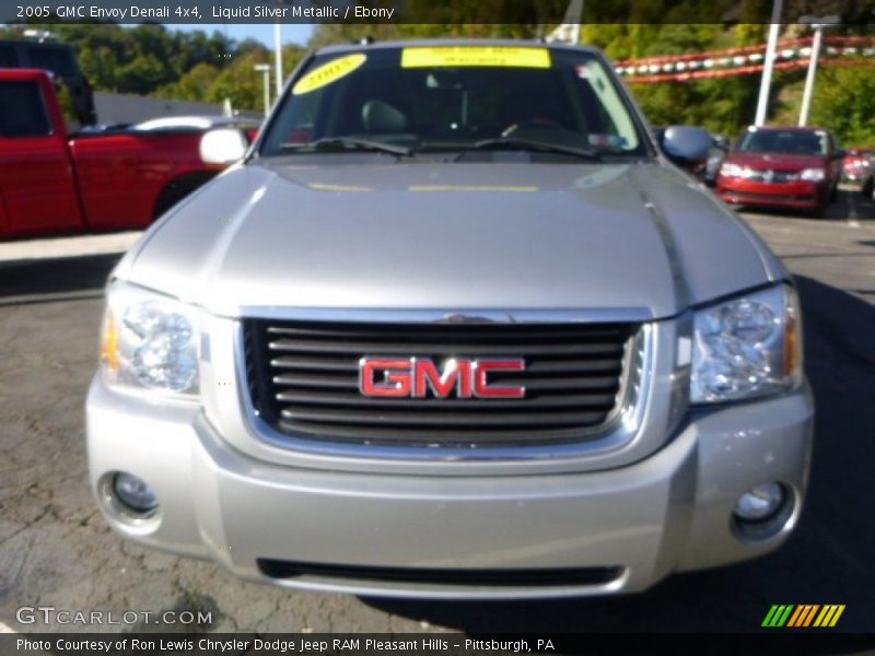 Liquid Silver Metallic / Ebony 2005 GMC Envoy Denali 4x4