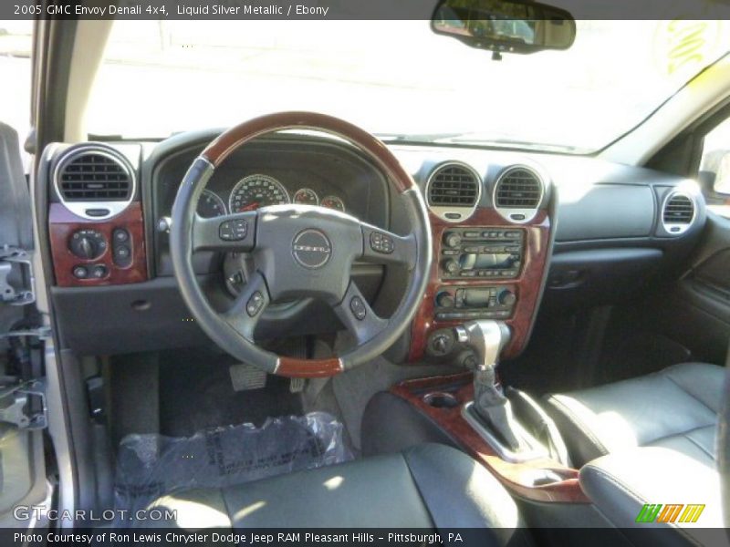Liquid Silver Metallic / Ebony 2005 GMC Envoy Denali 4x4