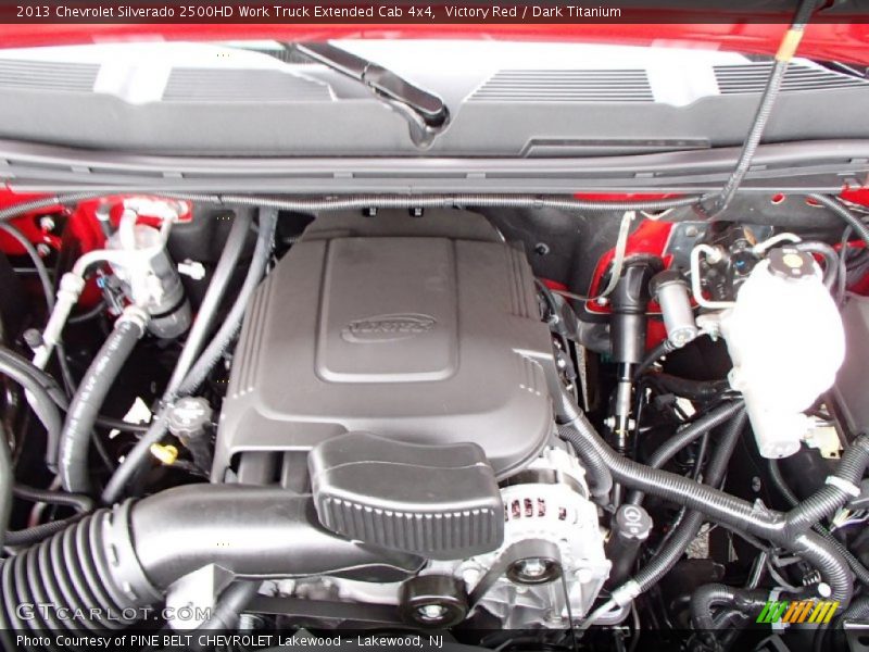 Victory Red / Dark Titanium 2013 Chevrolet Silverado 2500HD Work Truck Extended Cab 4x4
