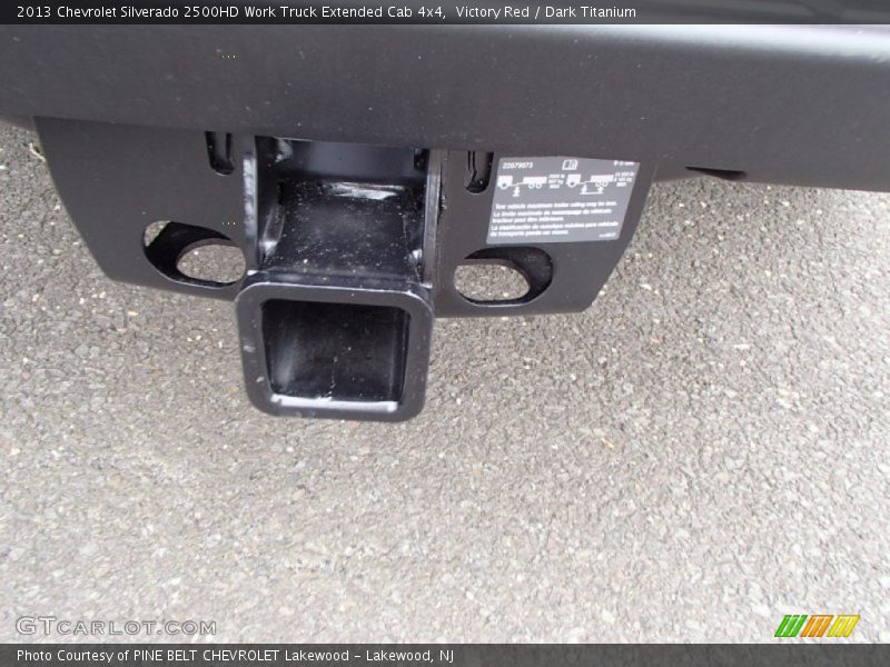 Victory Red / Dark Titanium 2013 Chevrolet Silverado 2500HD Work Truck Extended Cab 4x4