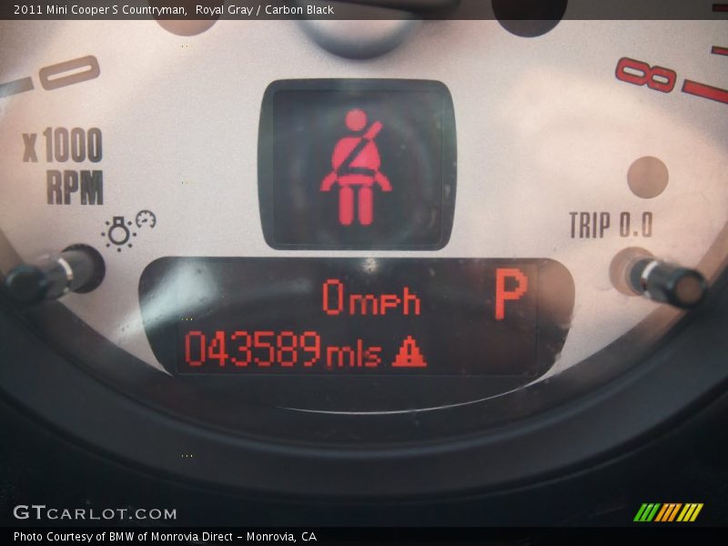 Royal Gray / Carbon Black 2011 Mini Cooper S Countryman
