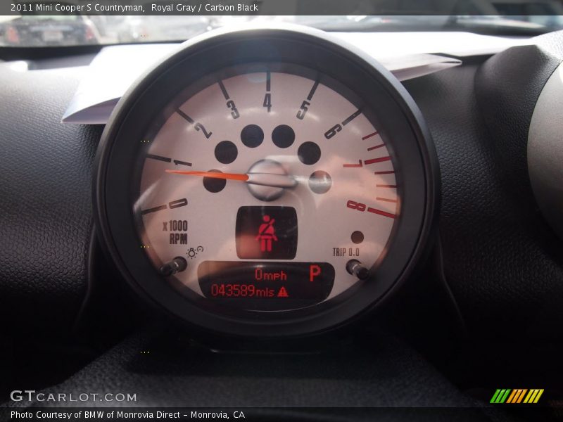 Royal Gray / Carbon Black 2011 Mini Cooper S Countryman