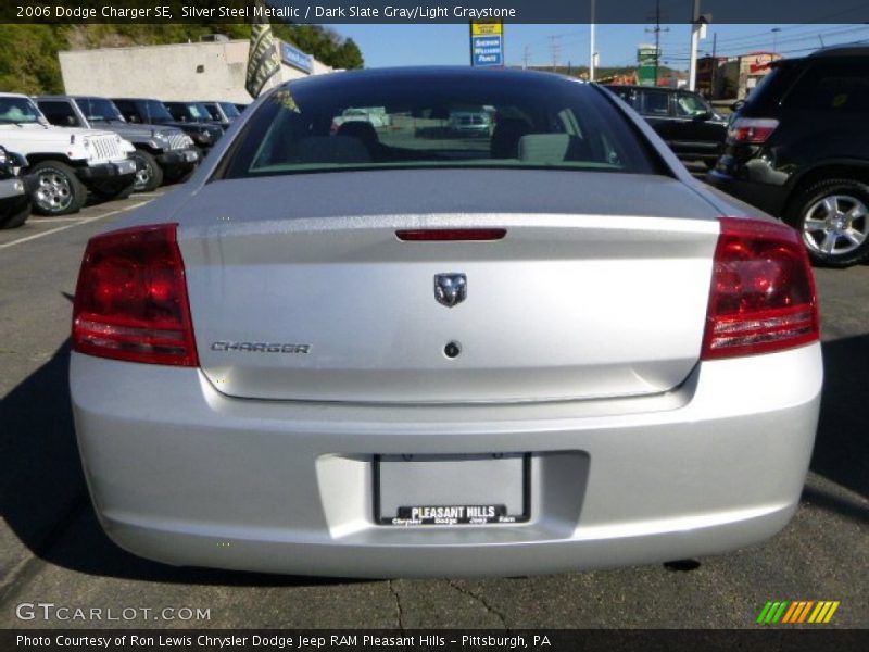 Silver Steel Metallic / Dark Slate Gray/Light Graystone 2006 Dodge Charger SE